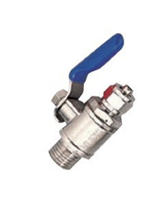 Aixeta metalica per toma d'aigua equips Osmosis. Tub 1/4"