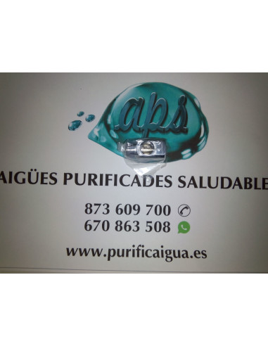 Adaptador "T" 3/8" - 3/8" per Toma d'aigua per Osmosis Rosca 1/4"