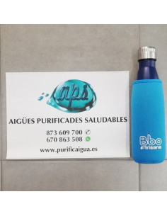 Ampolla Termo Acer Inox. Irisana 350ML. amb funda de neoprè