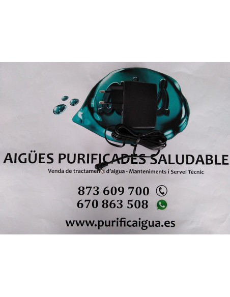 Transformador Pared 30W - 24V - 1,25A para Osmosis con Bomba de 24V