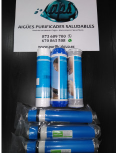 Kit 4 Filtres ECOPUMP 750 Posterior 2015 AMB Membranes
