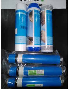 Kit 4 Filtres ECOPUMP 750 Posterior 2015 AMB Membranes 2