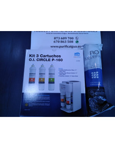 Kit 3 Filtres amb membrana per Osmosis ATH Coway Circle P-160