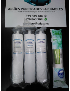 Kit 3 Filtres sense membrana per Osmosis Bermax 802-C