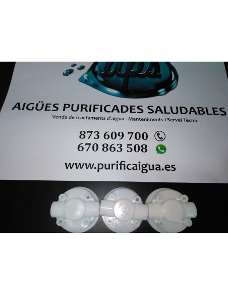 Kit de 3 cabeçals per Filtres Osmosis Bermax tipus Baioneta XRO