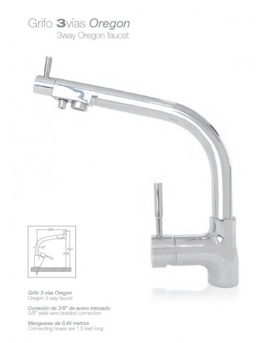 Grifo de 3 vías Oregon