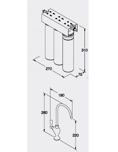 Equipo de Ultrafiltración 3 Etapas