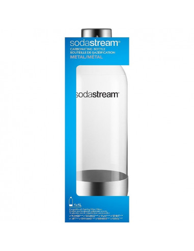 BOTELLA DE 1L CON BASE METALICA...