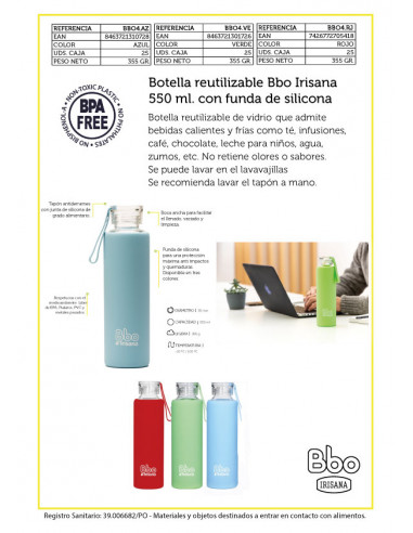 Ampolla reutilitzable Vidre...