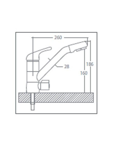 Grifo de 3 vías Cosmo