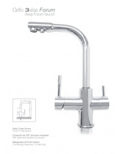 Aixeta de 3 víes Forum Normal 2