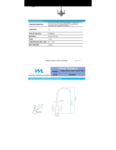 Aixeta de 2 vies indepedent Seven