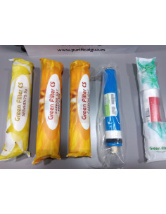 Kit 4 Filtres i membrana per Osmosis Sintra, Advance 2 CS, Senna, Starline i Osmolux 2