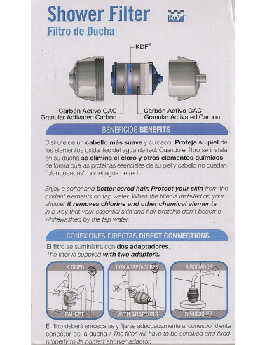 Filtre Declorador de dutxa