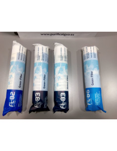 Kit 4 Filtres sense membrana per Osmosis Alison 2