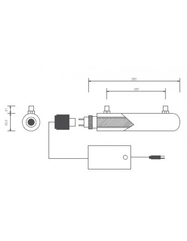 Lámpara de rayos UV0240LH. Ideal para...