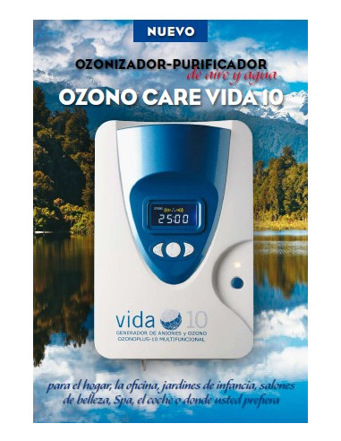 Generador de ozono VIDA 10, purificador de aire