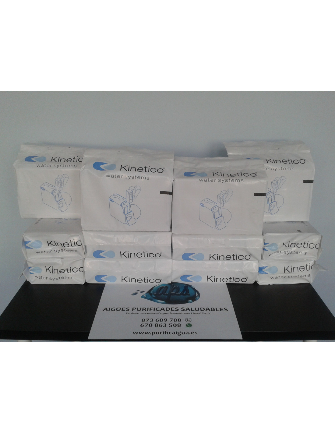 Nuevo bloque Kinetico Sal funciona con todas las máquinas de suavizador de agua 12 Pack 24 bloque 