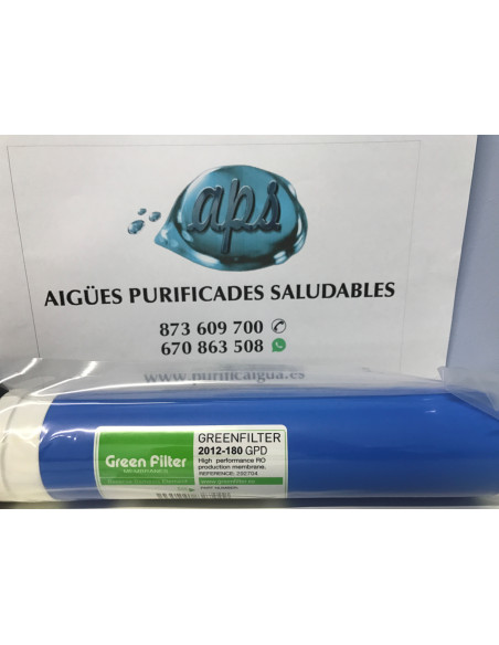 Membrana Green Filter de 180 GPD