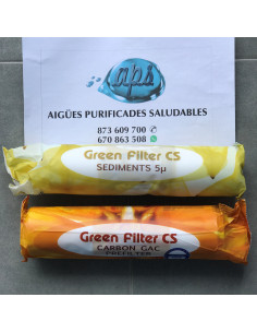 Kit 2 Filtres sense membranes per Osmosis Binature 2.0 (anterior-2015)