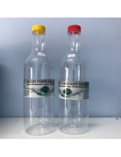 Botella plástico SIN Bisfenol-A (BPA) 1,5 Litros con tapón Normal