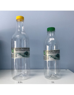Botella plàstic SENSE Bisfenol-A (BPA) 1,5 Litres tap Normal 2