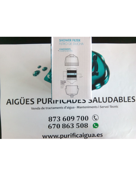 Recanvi de Filtre de Dutxa Declorador