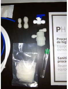 Kit Higienización Completo para Osmosis con tubo salida 3/8" 2