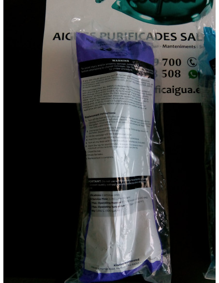 Kit 2 Filtros + Membrana para Osmosis Kinetico K5