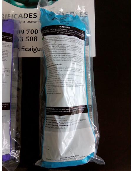 Kit 2 Filtres + Membrana per Osmosis Kinetico K5