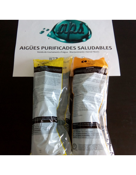 Kit 2 Filtres per Osmosis Kinetico K2 (sense membrana)