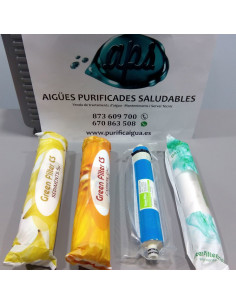 Kit 3 Filtres i membrana per Osmosis LadyWater posteriors al 2008