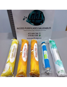 Kit 4 Filtres i membrana per Osmosis Ultra CS + Serena