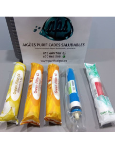 Kit 4 Filtros y membrana para Osmosis Sintra, Advance 2 CS, Senna, Starline y Osmolux