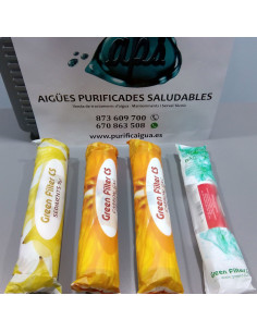 Kit 4 Filtros sin membrana para Osmosis Sintra, Advance 2 CS, Senna, Starline y Osmolux