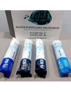 Kit 4 Filtros sin membrana para Osmosis Alison