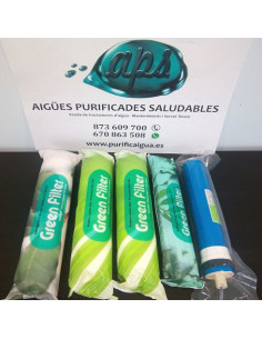 Kit 4 Filtres i membrana per Osmosis Advance Anteriors 2008