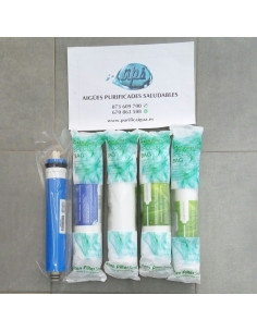 Kit 4 Filtres i membrana per Osmosis Ultra CS + Serena