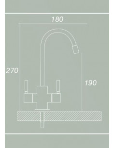 Grifo de 2 vías Dober 2
