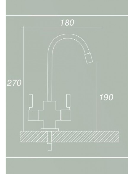 Grifo de 2 vías Independiente Dober
