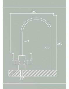 Aixeta de 2 vies Seven 2